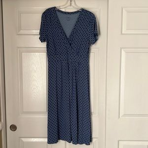 llbean dress, blue, medium, regular length